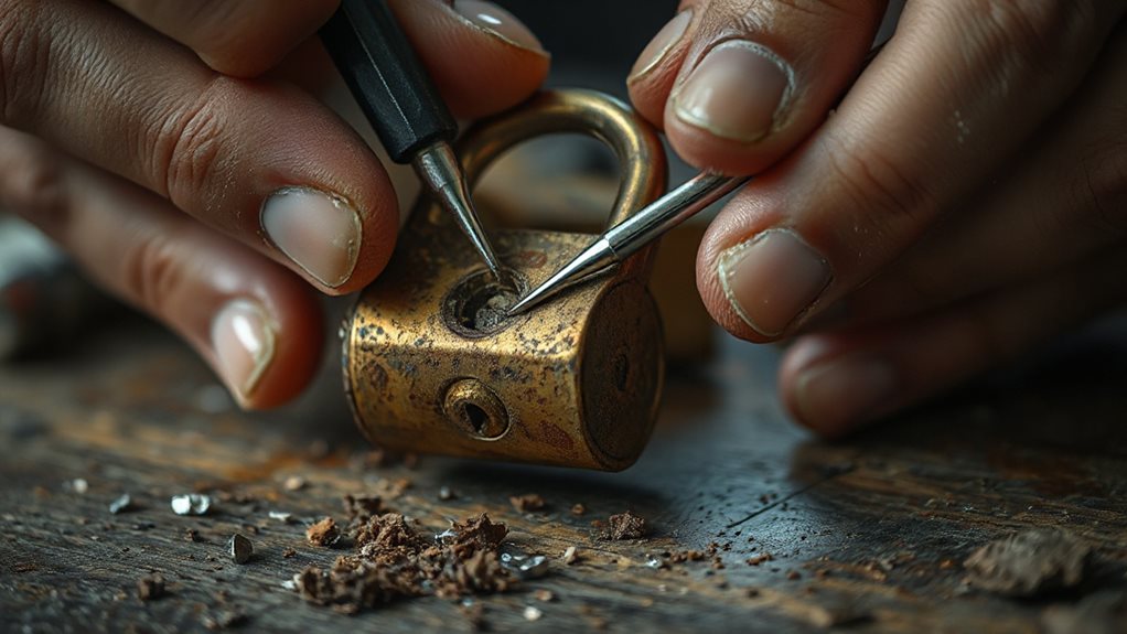 check tension adjust raking