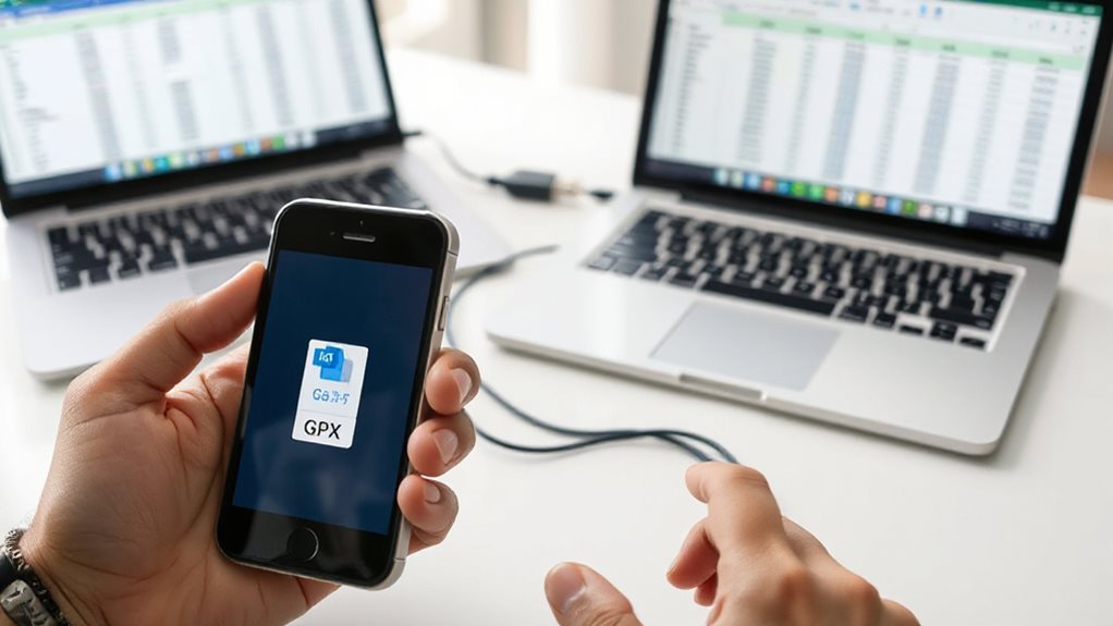 convert gpx to kml csv excel