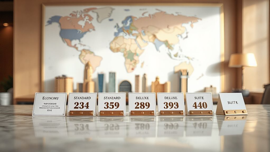 hotel prices vary by country