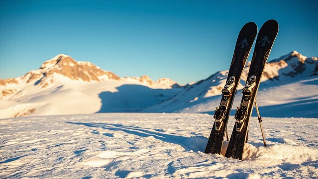 lightweight touring alpine skis