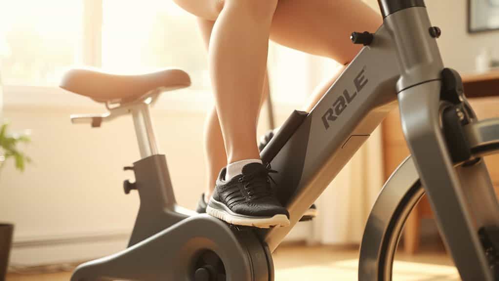 low impact stationary bike exercise