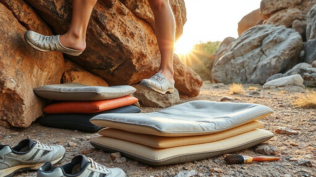 match pad to climbing style