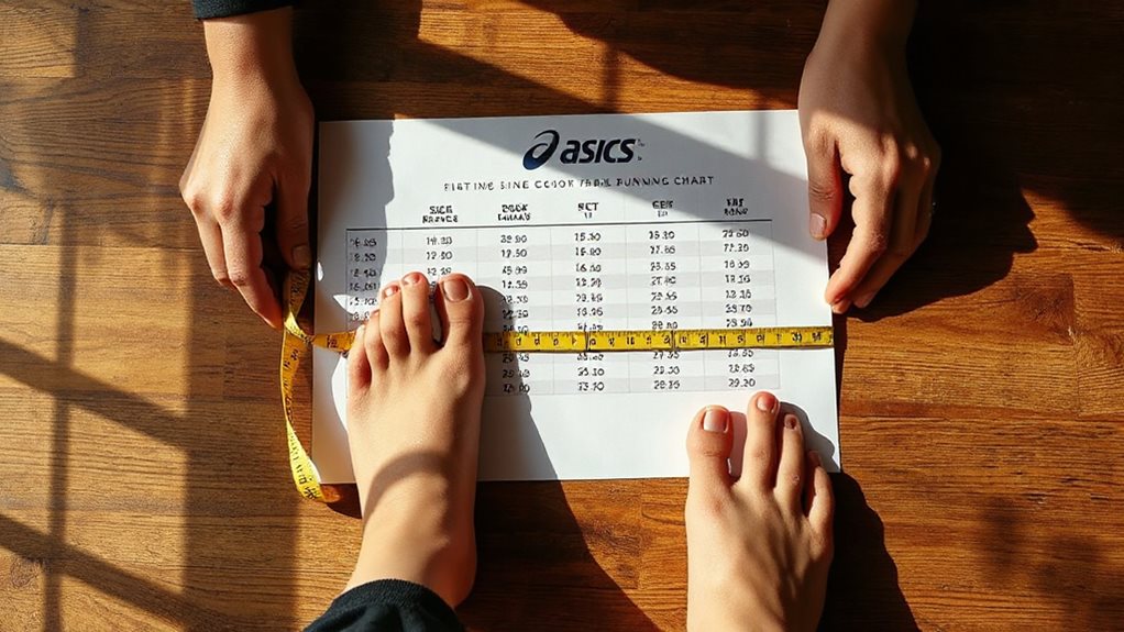 measure feet choose larger