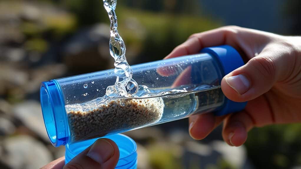 microfilter removes bacteria parasites