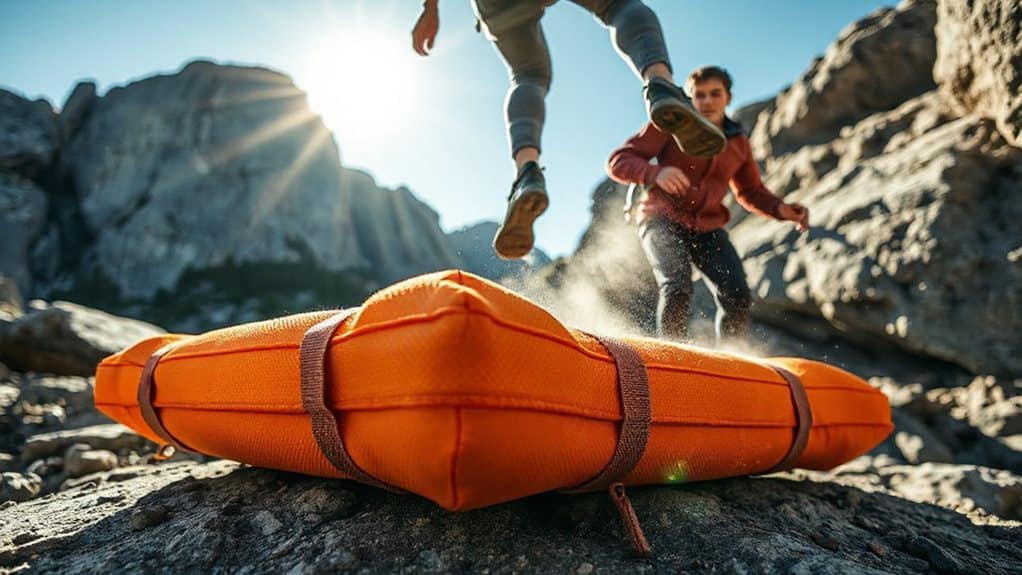 portable dual density fall protection