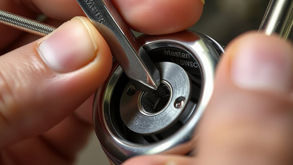 rake tool rapidly sets pins