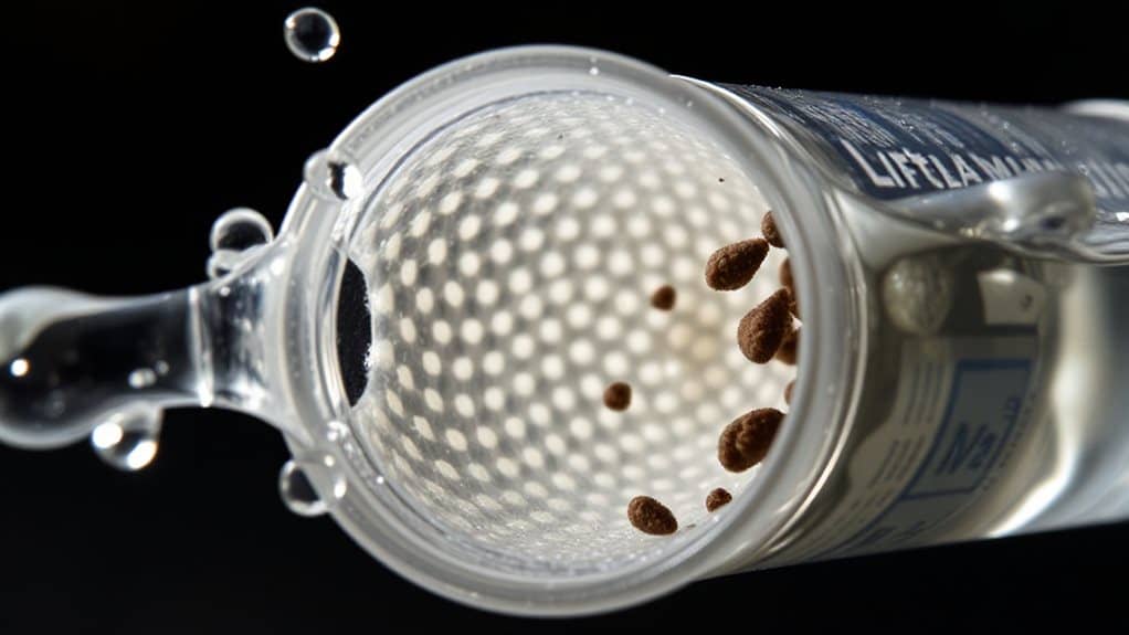 removes bacteria parasites chemicals