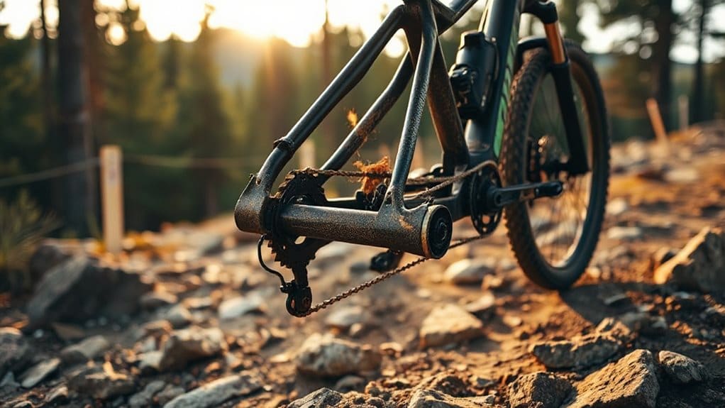 slack geometry active suspension rider