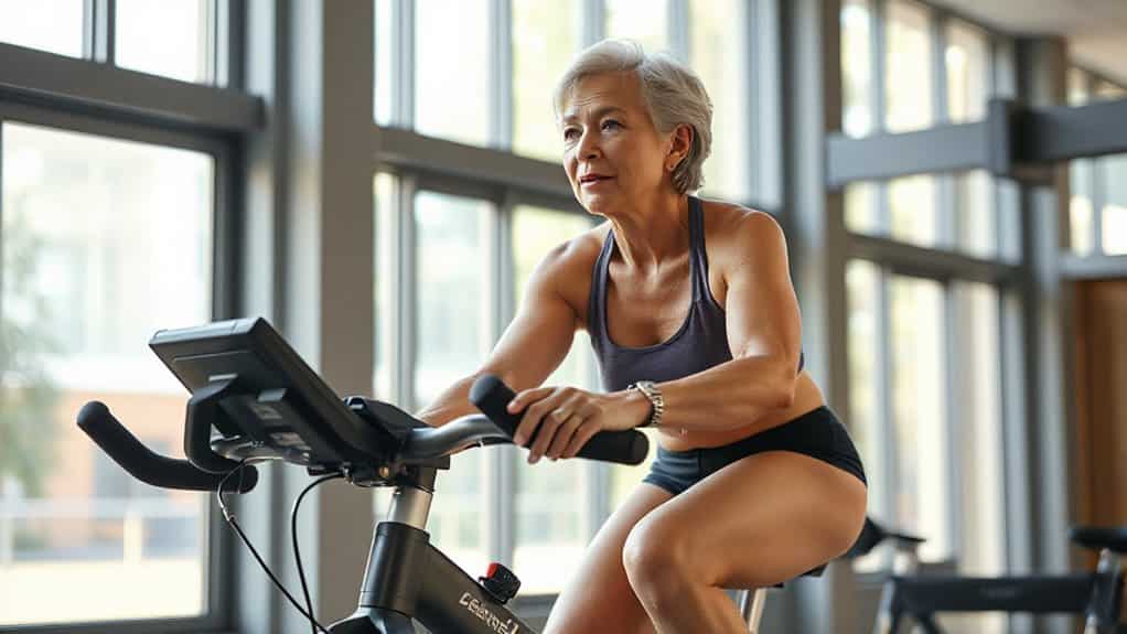 stationary biking extends healthspan