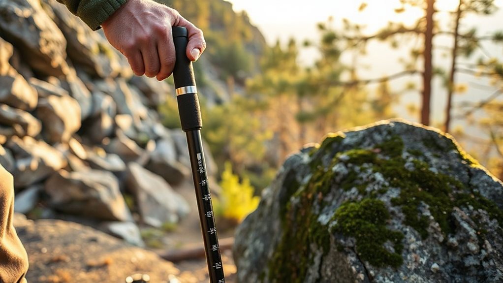 adjustable trekking poles for variable elevation