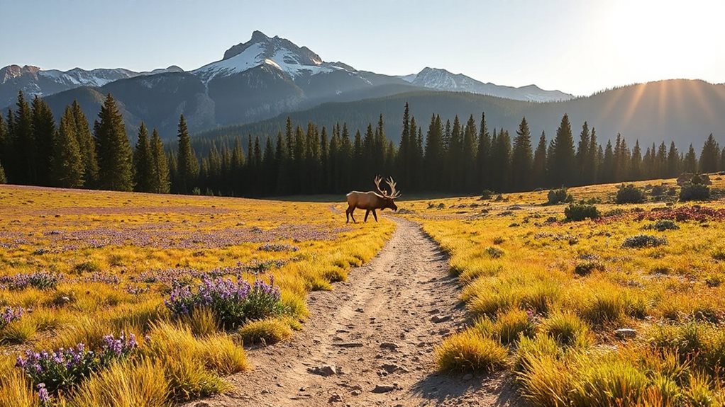 alpine meadows easy wildlife viewing