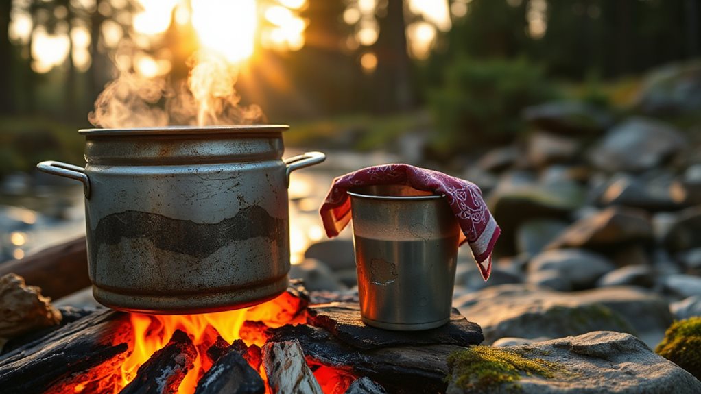 boil prefiltered water thoroughly