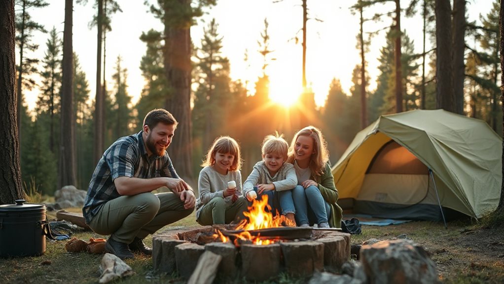 camping strengthens family bonds outdoors