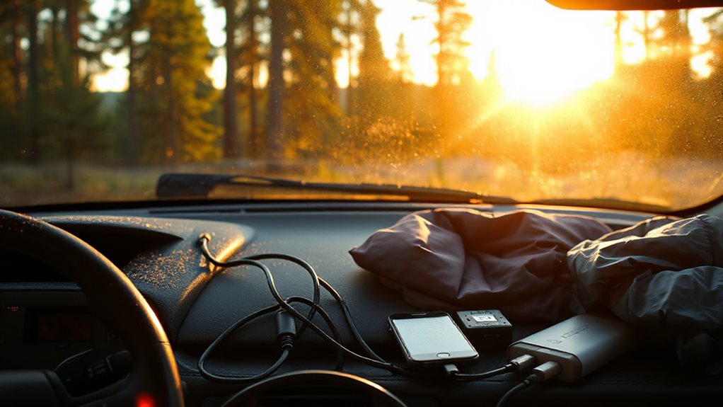 car powered power inverter and isolator