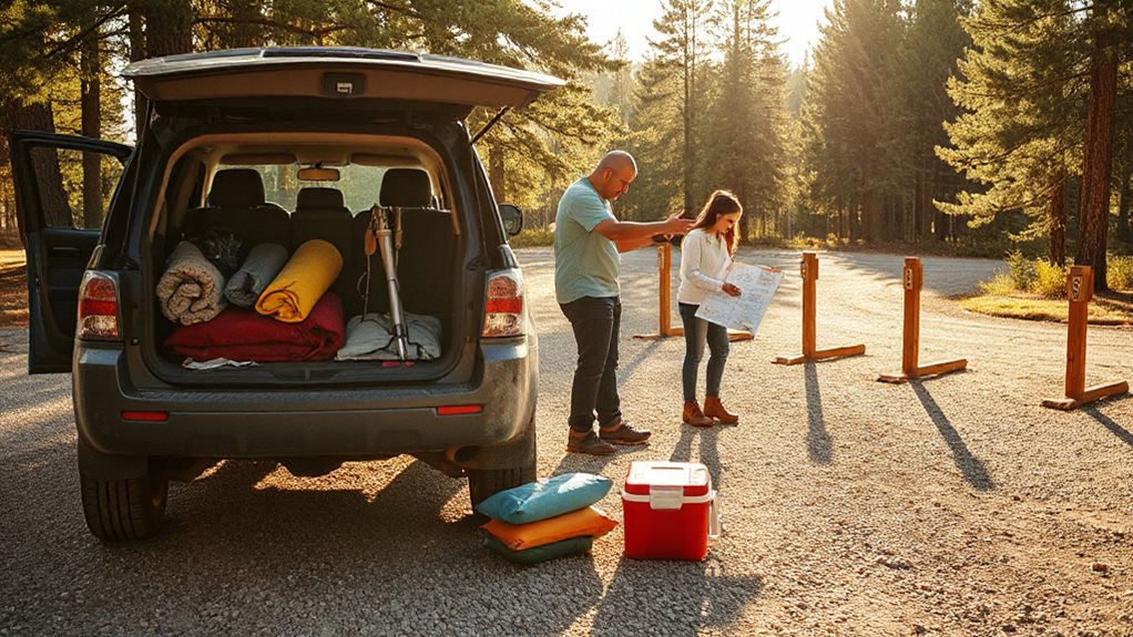 carpool plan reserve park strategically