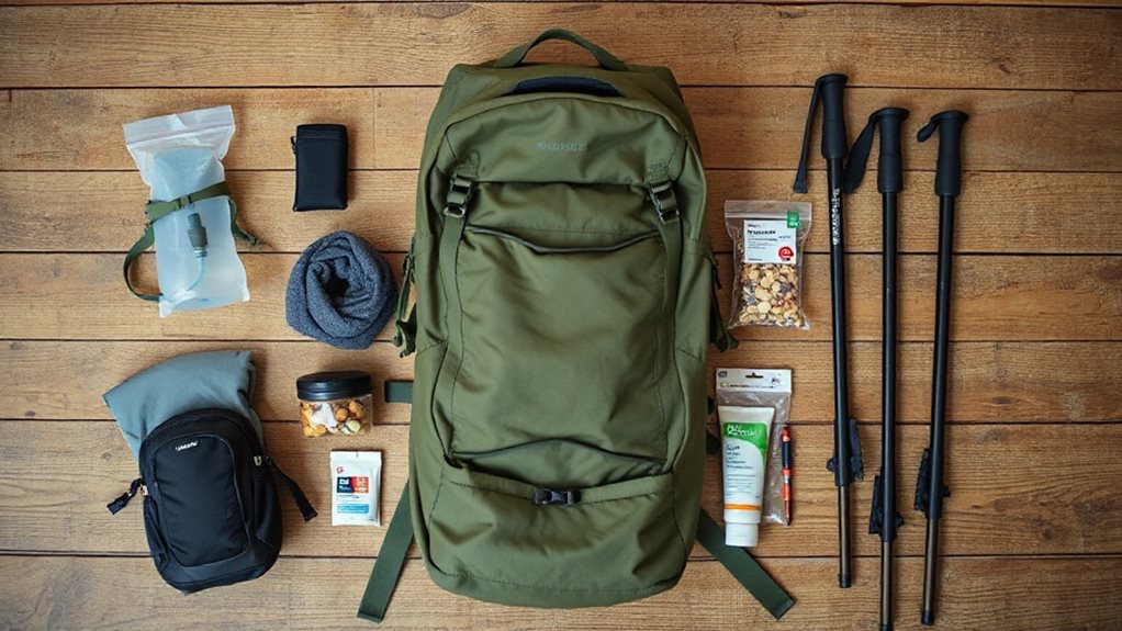 day hiking backpack packing guide