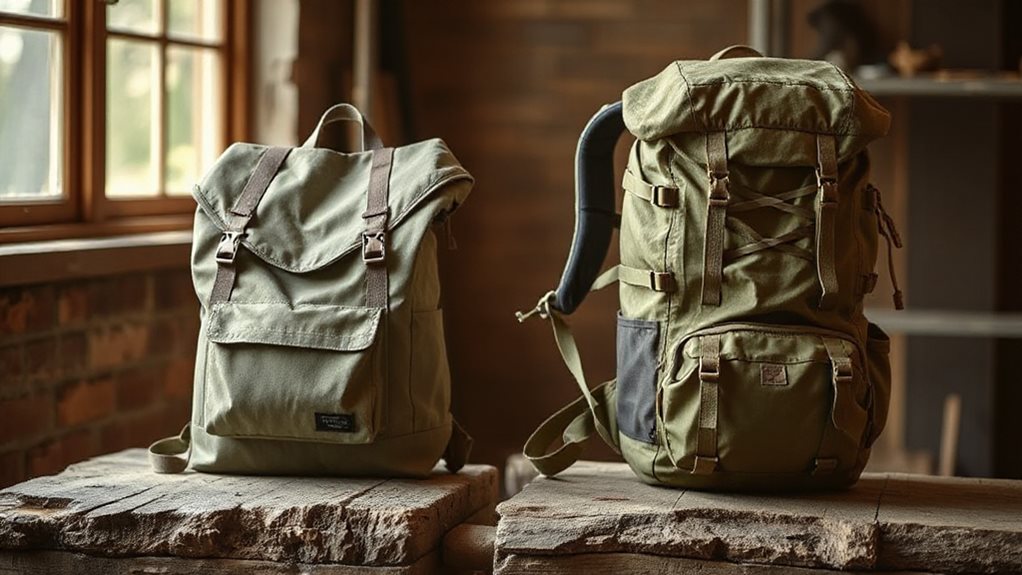 daypack and backpack distinct purpose