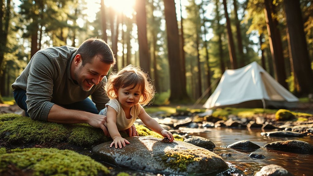family camping fosters nature connection and confidence