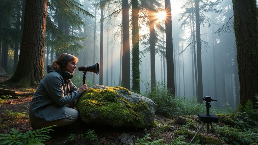 field recording microphones windscreens spectra