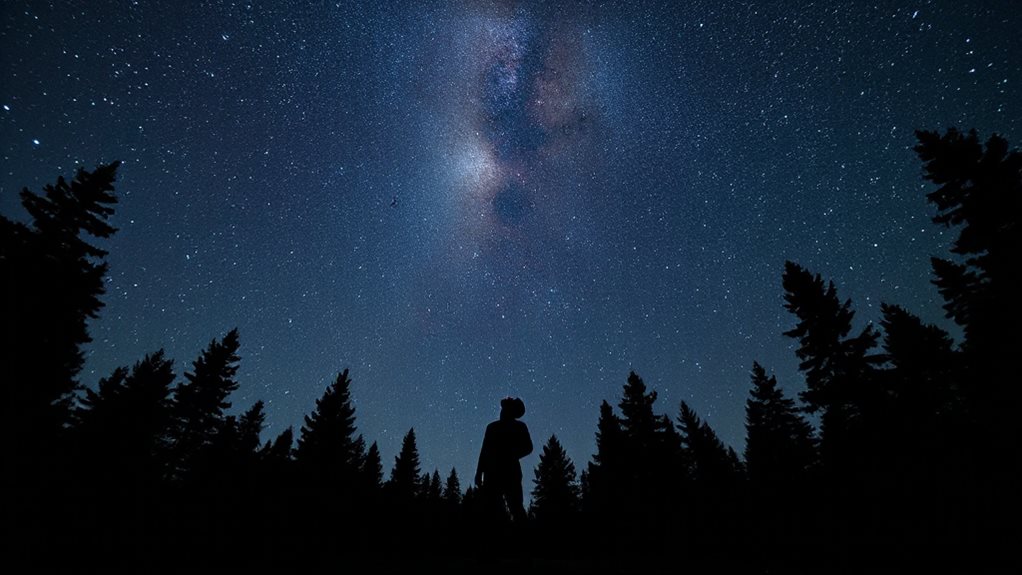 fully shielded amber lights downward