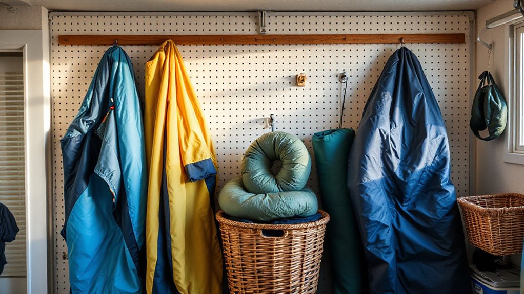 hang store sleeping bags properly for longevity