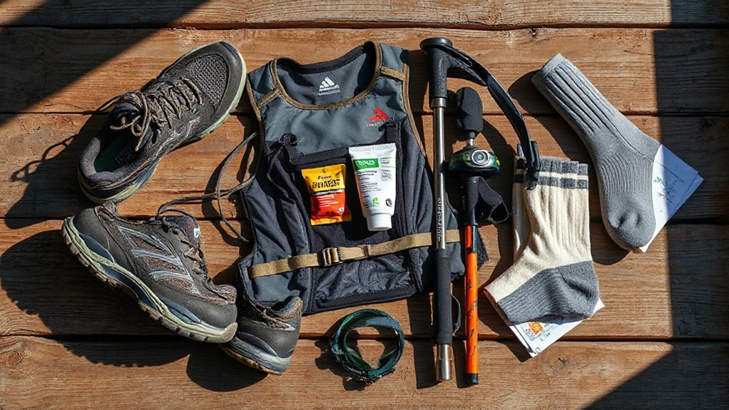 hydration vest and essentials