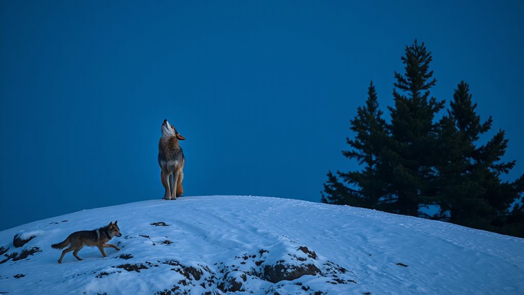 late winter pair bond howlingatcht