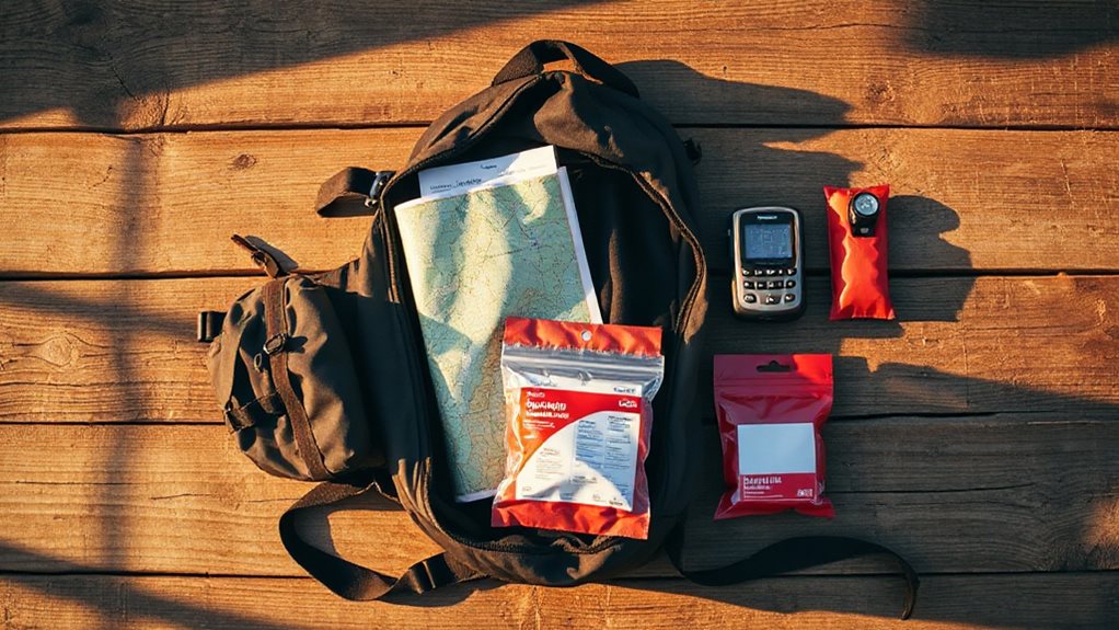 map compass backups waterproof batteries