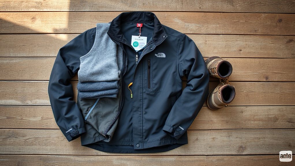 moisture wicking base insulating mid waterproof shell