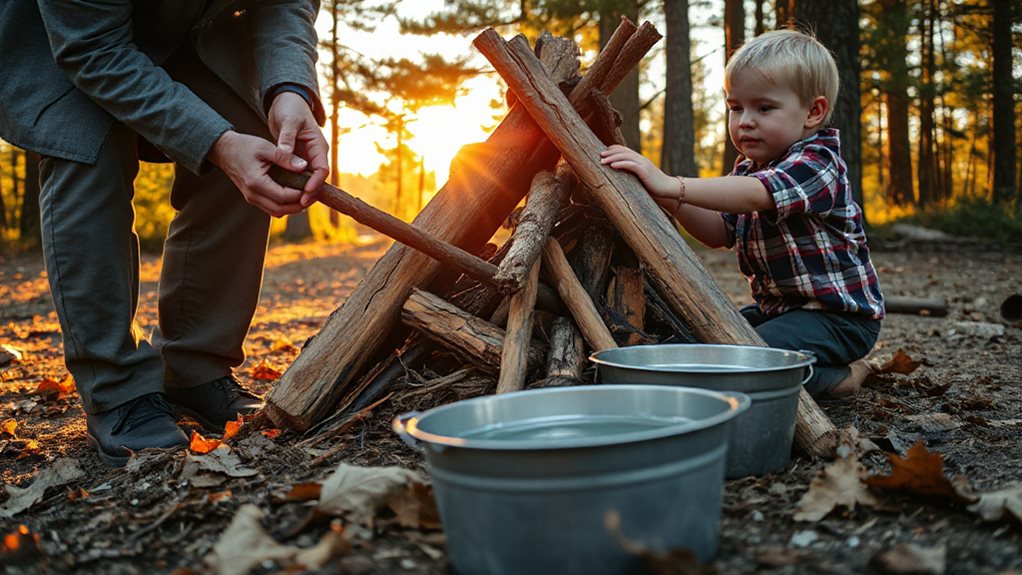 never leave campfire unattended safety