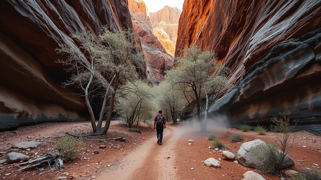 november quieter trails cool days