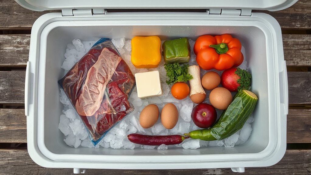 organize cooler by zones