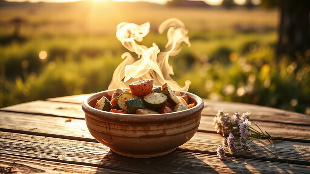 outdoor breeze amplifies aromatic scent delivery