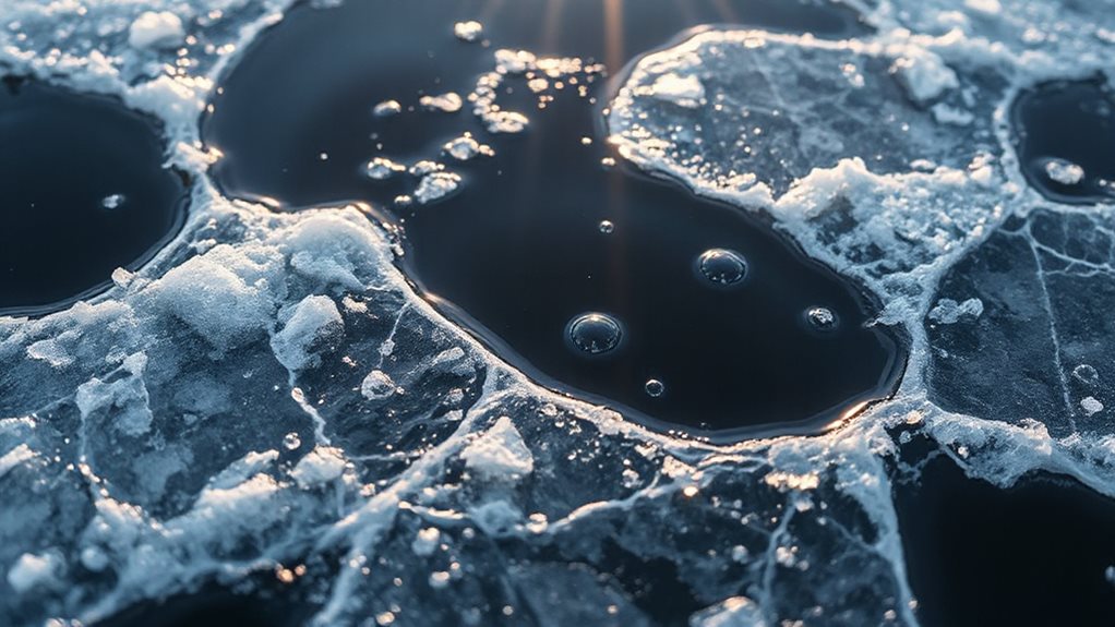 pressure lowers freezing point deeper