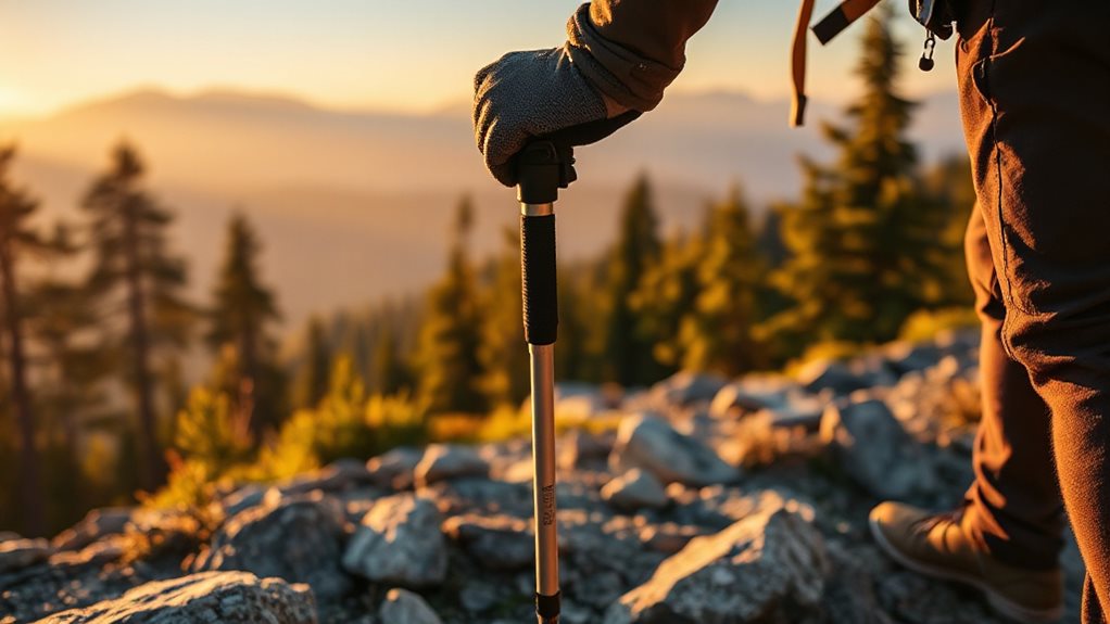proper trekking pole length selection