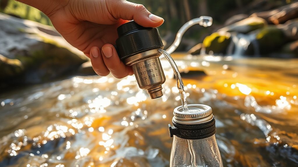 pump filters fast straw filters light