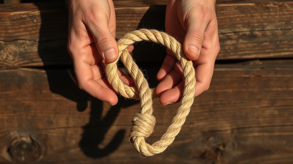 rabbit hole loop size and orientation grasped