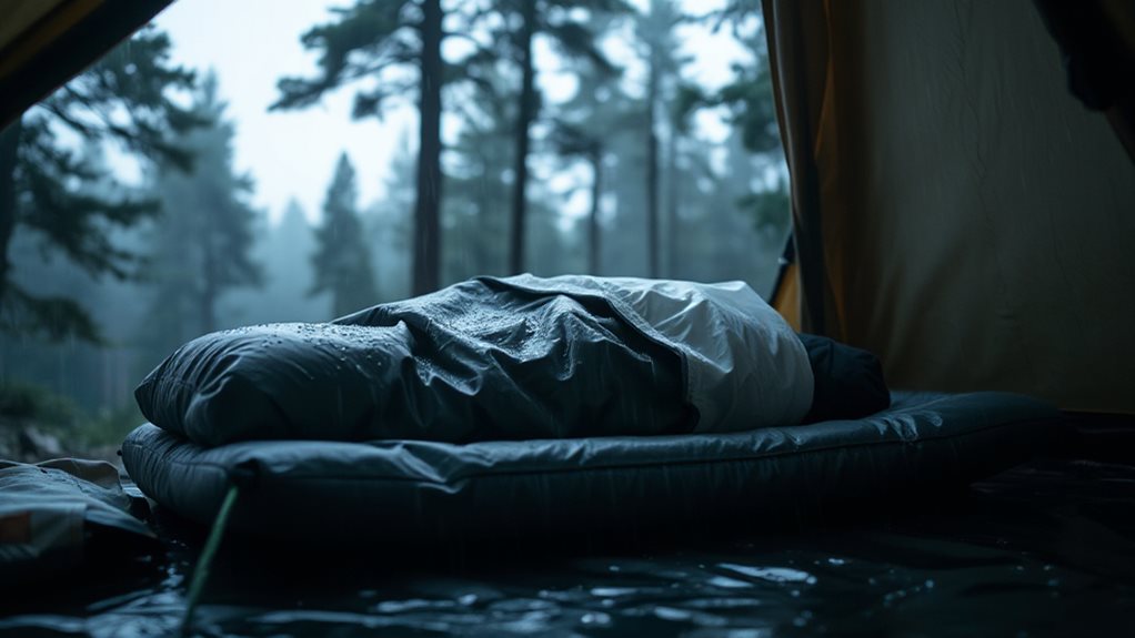 rain ready sleeping system configuration