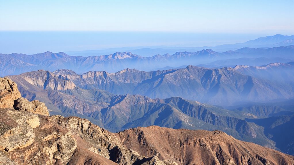 rayleigh scattering blue mountains