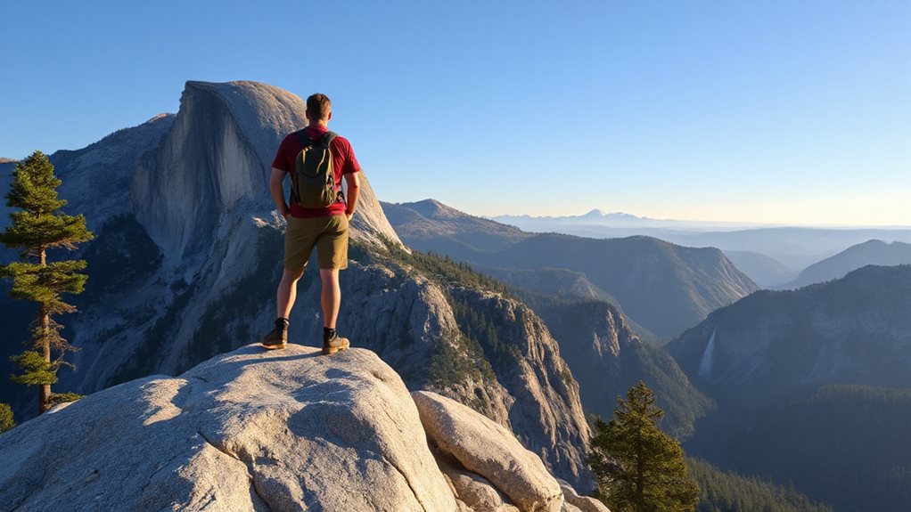 sentinel dome hike panoramic valley views