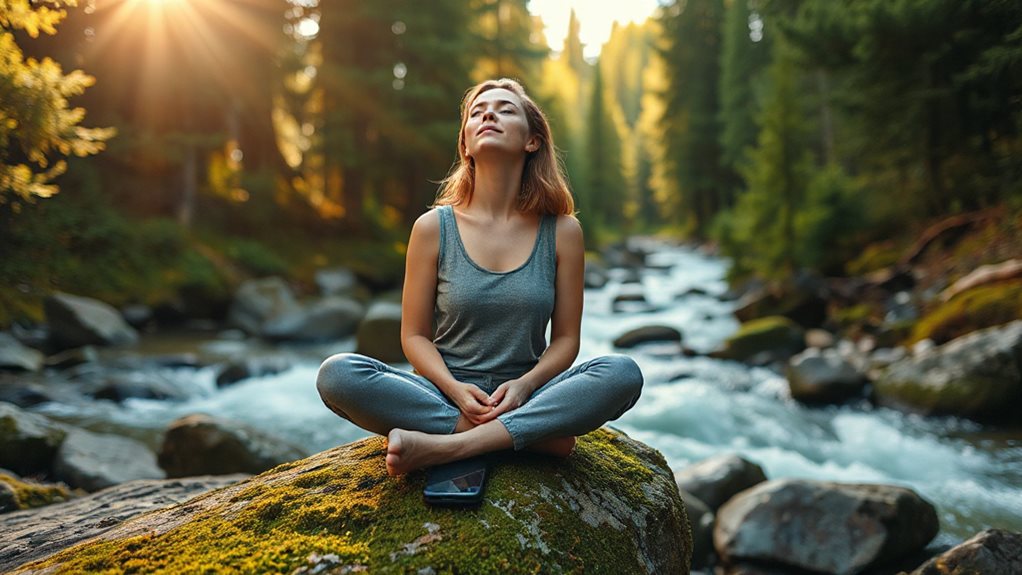 tech free outdoor retreat boosts well being