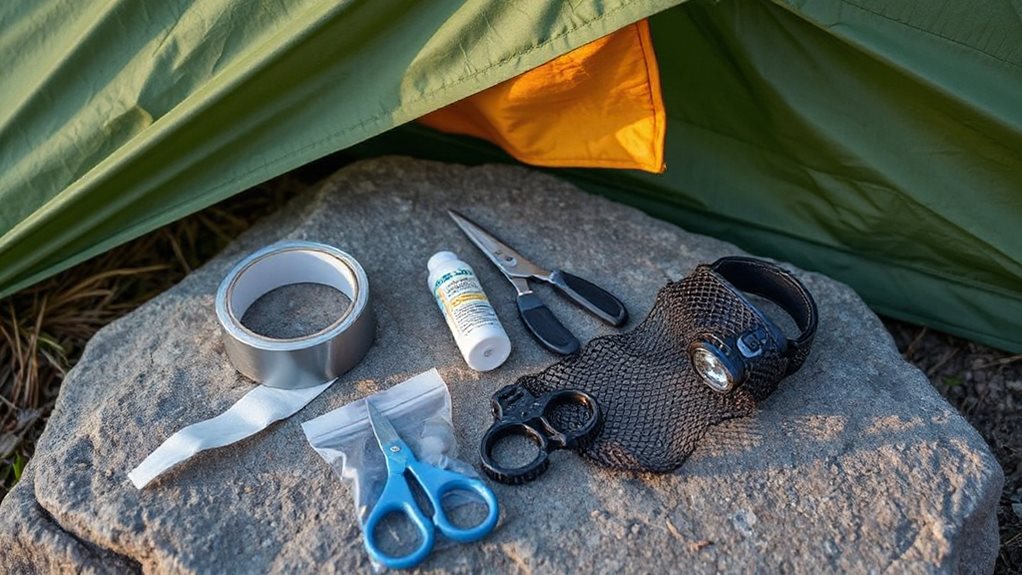 tent repair comprehensive gear kit