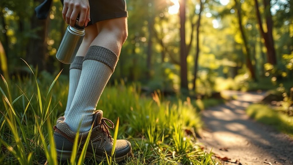 tick checks reduce bite risk on trails