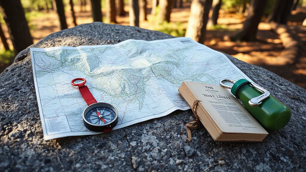 topographic map navigation waterways