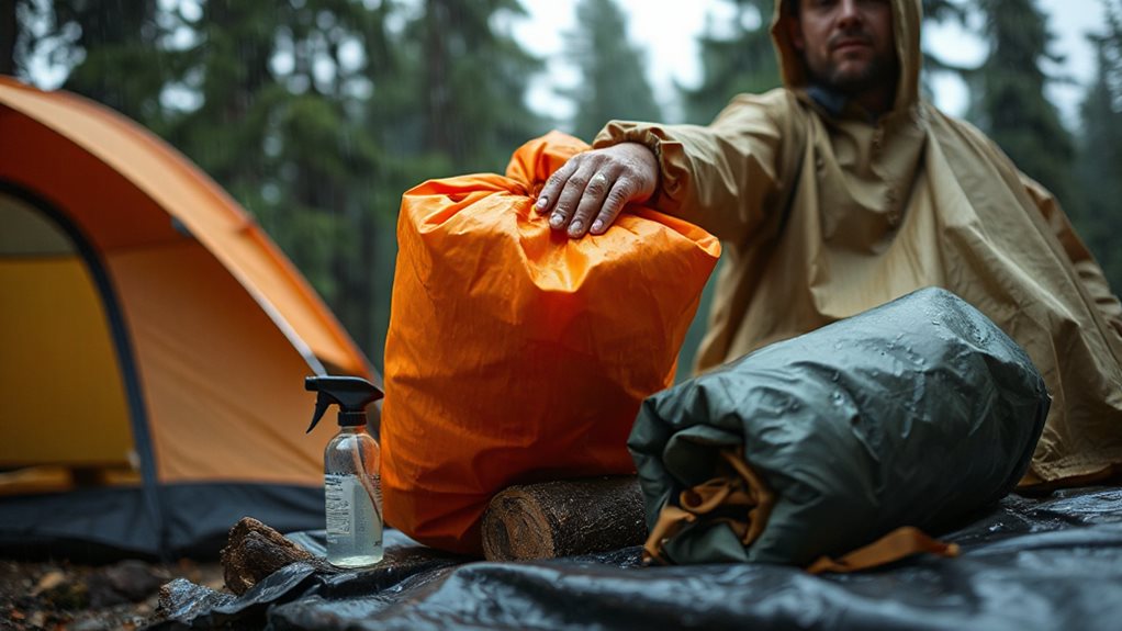 waterproof gear and activities plan