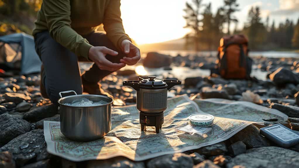boil or filter backcountry water
