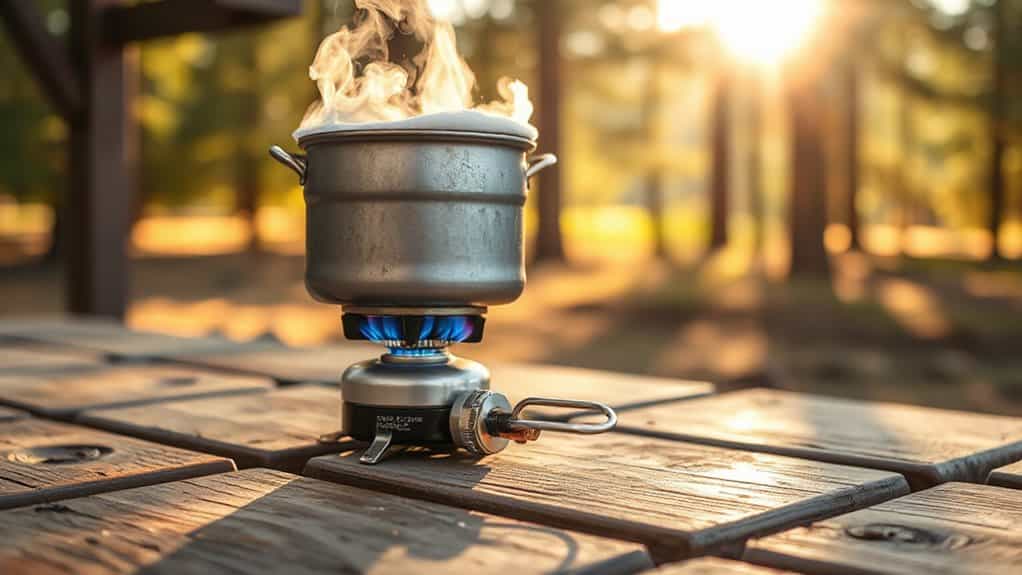 camping stove fuel usage
