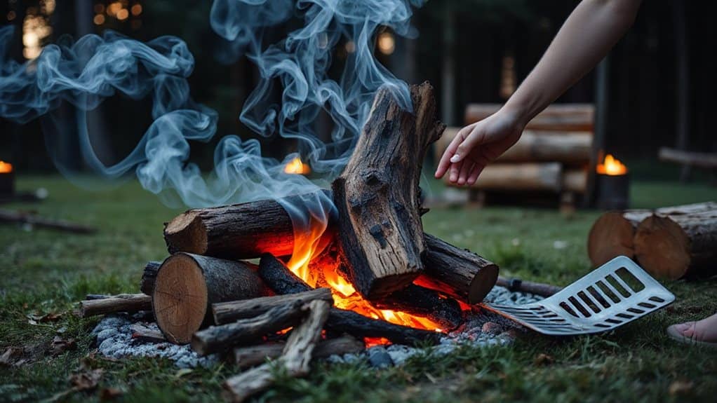 excess campfire smoke causes fixes