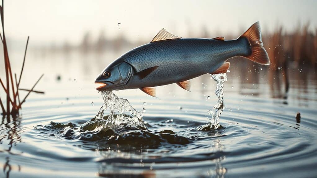 fish jump for oxygen