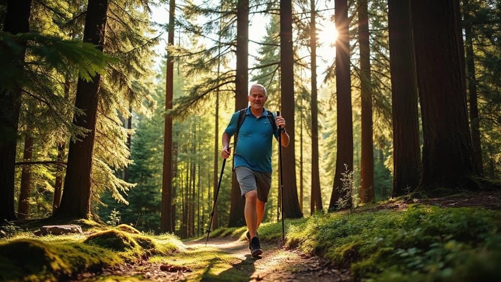hiking lowers blood pressure studies